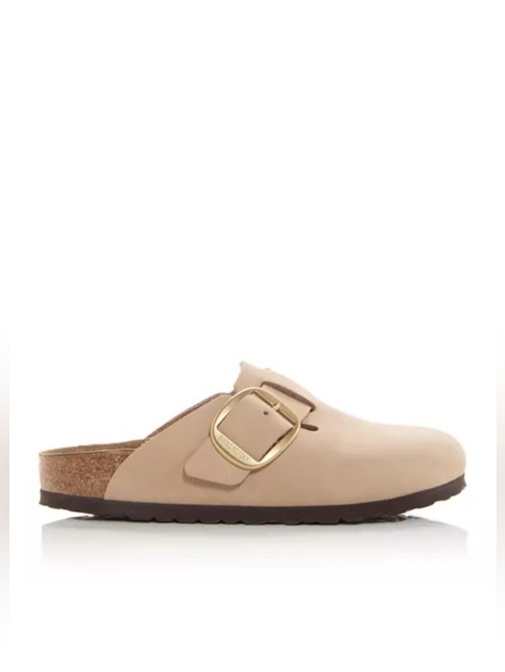 Birkenstock Women's Boston Big Buckle Nubuck Leather Clogs